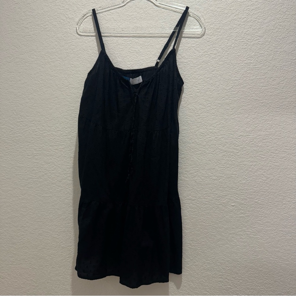 Old Navy Black Tiered Cami Dress Size M – Perfect Fall Layering Piece - Picture 2 of 6